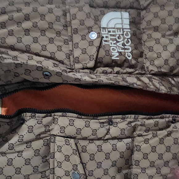 The North Face x Gucci Brown Monogram Jacket